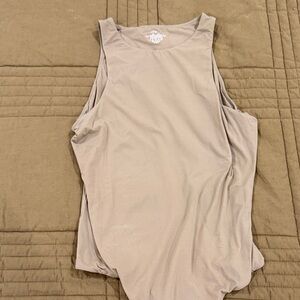 Women's Sleeveless Tank Top - Taupe